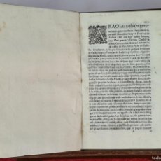 Libros antiguos: RAZON DE TARIFAS Y POSTURA DE PRECIOS DE LAS COSAS. ESPAÑA. 1655.. Lote 364688586