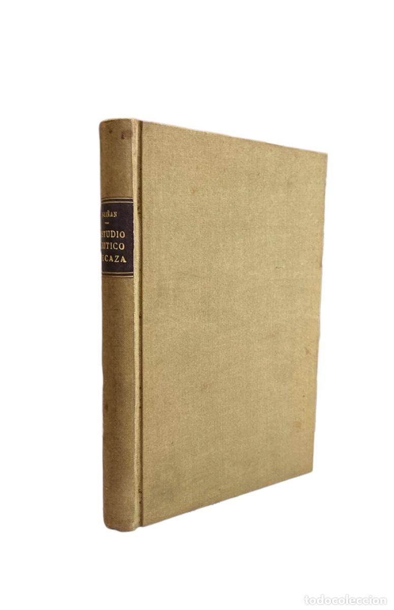 Libros antiguos: ESTUDIO CRITICO DE CAZA - Foto 1