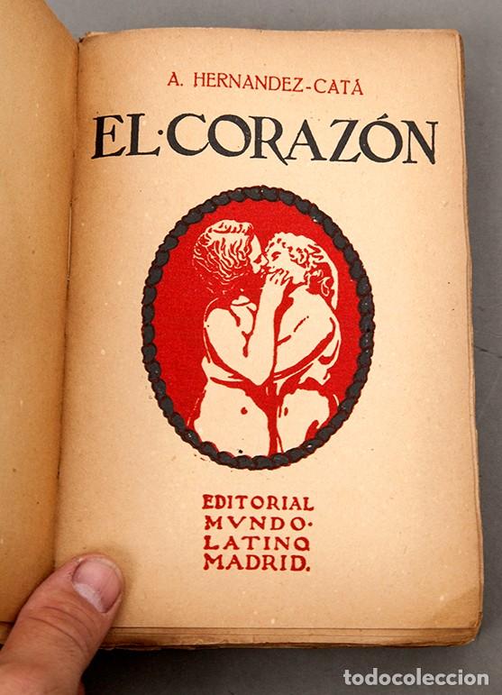 Libros antiguos: HERN&Aacute;NDEZ CAT&Aacute;: EL CORAZ&Oacute;N, DEDICATORIA AUT&Oacute;GRAFA DEL AUTOR - Foto 1