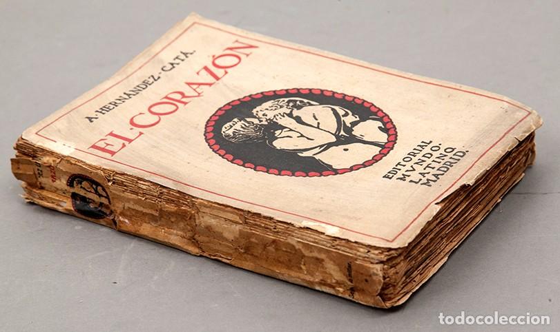 Libros antiguos: HERN&Aacute;NDEZ CAT&Aacute;: EL CORAZ&Oacute;N, DEDICATORIA AUT&Oacute;GRAFA DEL AUTOR - Foto 3