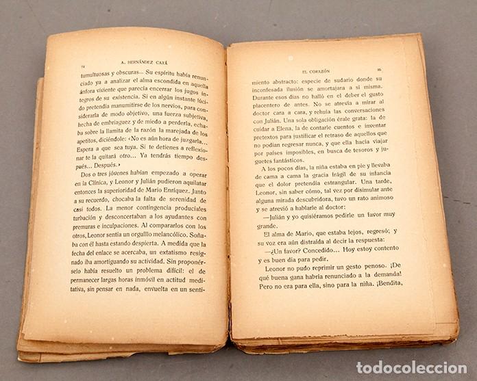 Libros antiguos: HERN&Aacute;NDEZ CAT&Aacute;: EL CORAZ&Oacute;N, DEDICATORIA AUT&Oacute;GRAFA DEL AUTOR - Foto 5
