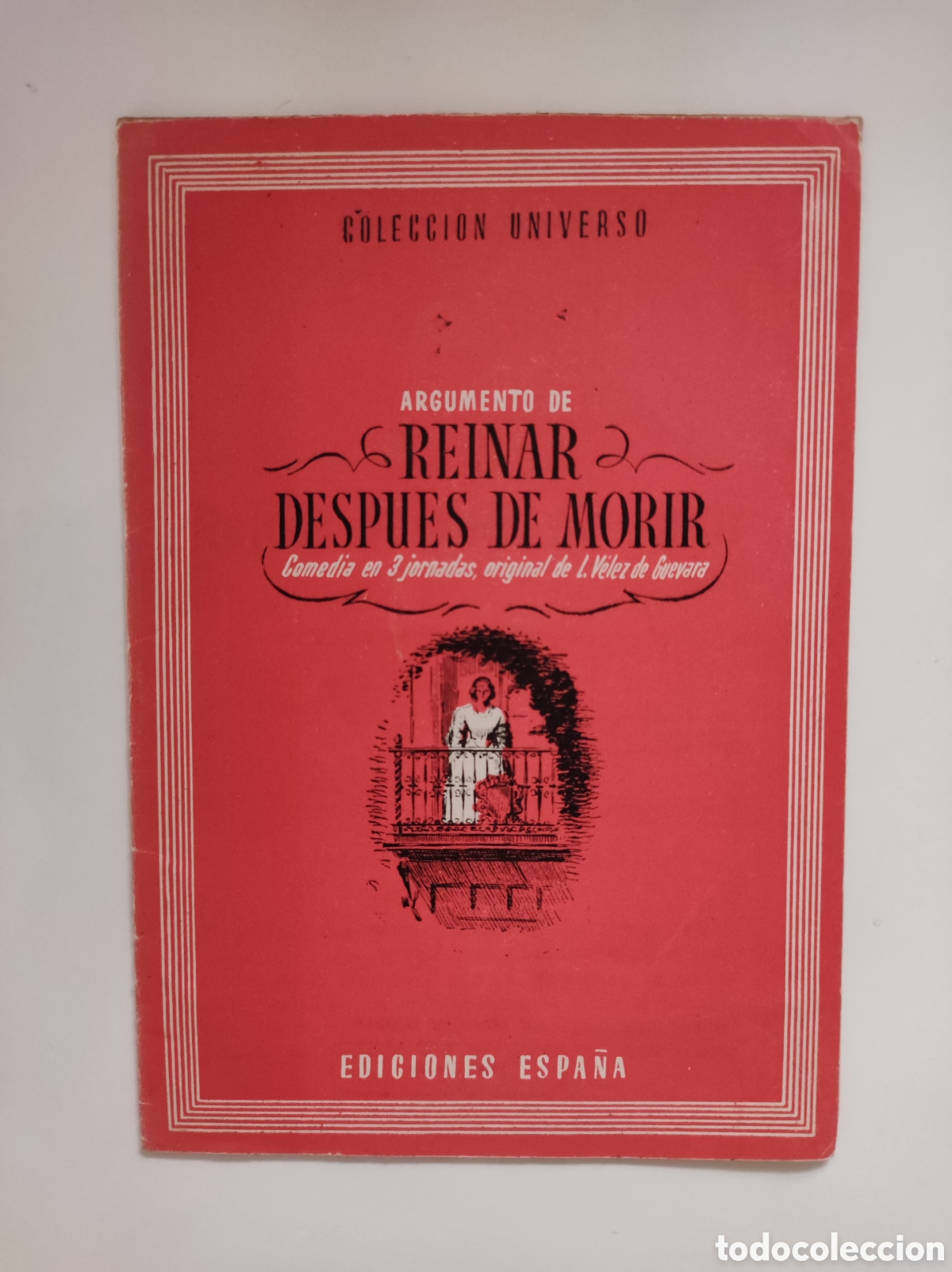 Antiquarische B&uuml;cher: Argumento de reinar despu&eacute;s de morir