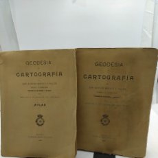 Libros antiguos: GEODESIA Y CARTOGRAFÍA MÁS ATLAS 1905 .ARTURO MIFSUT Y MACÓN. DEDICADO POR EL AUTOR. Lote 364785696