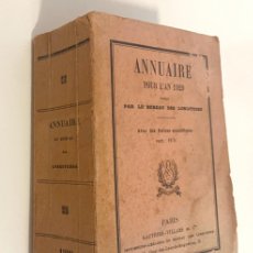 Libros antiguos: ANNUAIRE POUR L’AN 1929. Lote 365784766