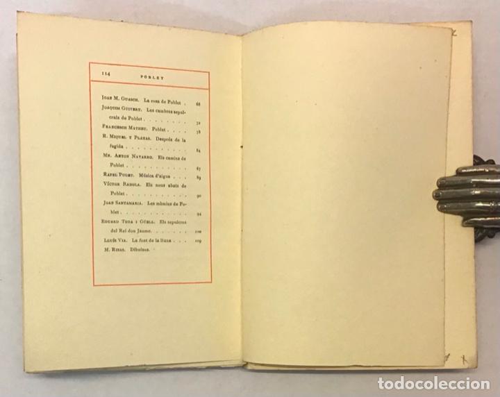 Libros antiguos: DE LA COLLA. POBLET. Edici&oacute; dofrena. - Foto 6