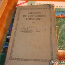 Libros antiguos: CUADROS DE COSTUMBRES POPULARES - LUIS COLOMA - EL MENSAJERO DEL CORAZÓN DE JESÚS 1929. Lote 366308771