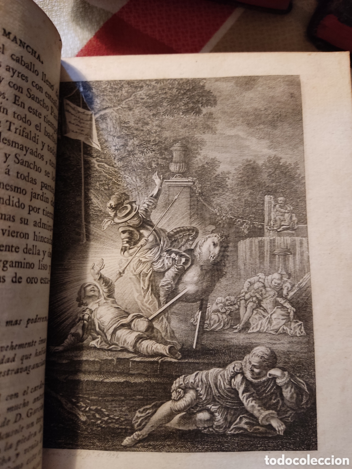 Libros antiguos: Don quixote de la mancha 1797 5 tomos - Foto 6