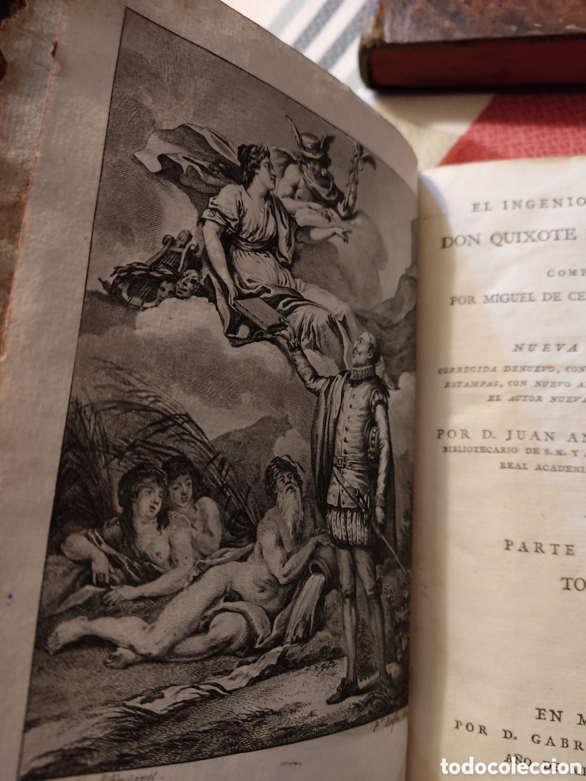 Libros antiguos: Don quixote de la mancha 1797 5 tomos - Foto 8