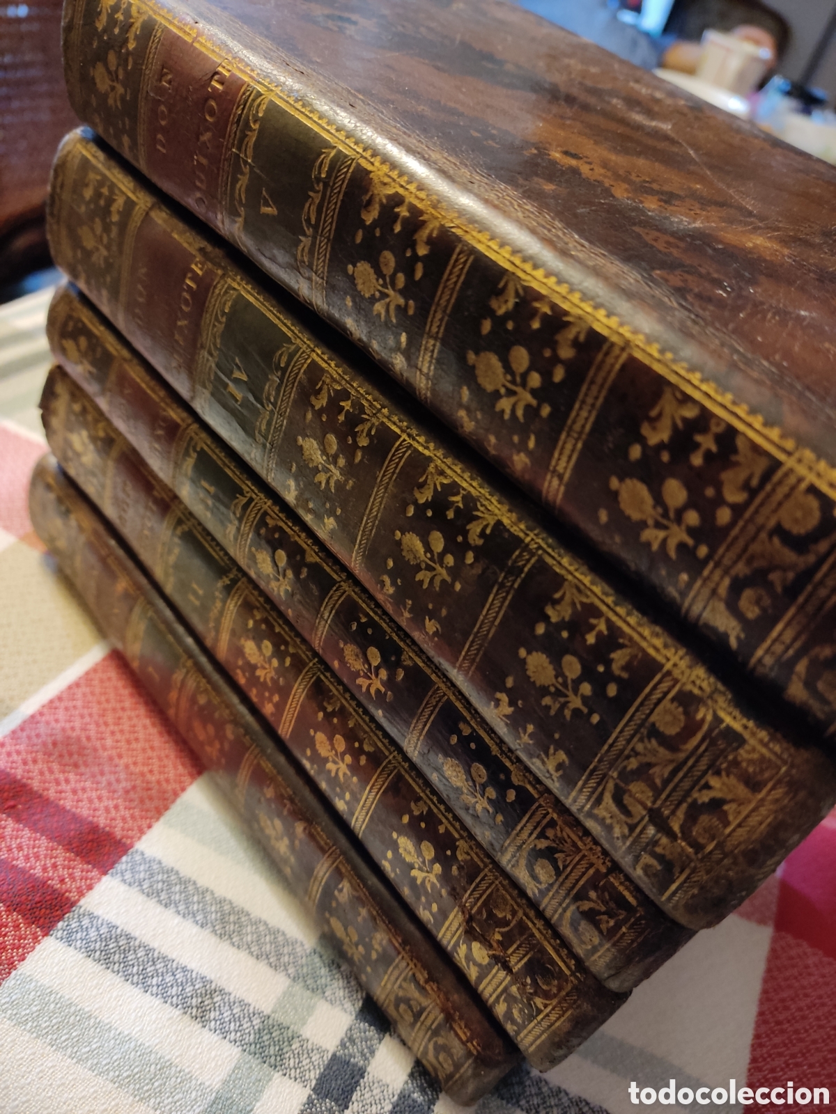 Libros antiguos: Don quixote de la mancha 1797 5 tomos - Foto 1