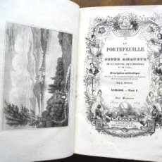 Libros antiguos: LE PORTEFEUILLE DU JEUNE AMATEUR A. MAZURE 1839 EUROPE TOME I. LEHUBY TBE. Lote 366687386