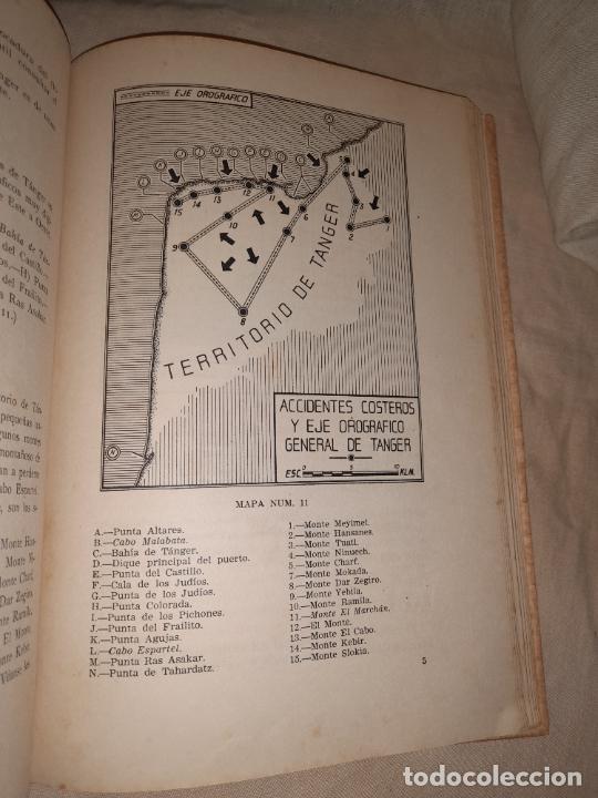Libros antiguos: MERIDIANO DE TANGER - A&Ntilde;O 1945 - J.OLMO - MAPAS. - Foto 4
