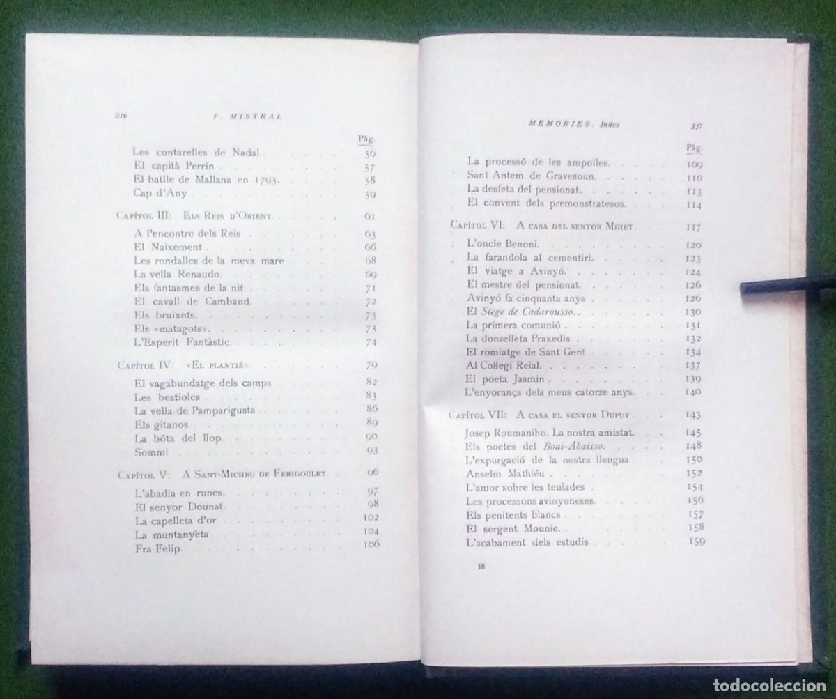 Libros antiguos: FREDERIC MISTRAL - ELS CL&Agrave;SSICS DEL M&Oacute;N - BARCINO 1931 - Foto 5