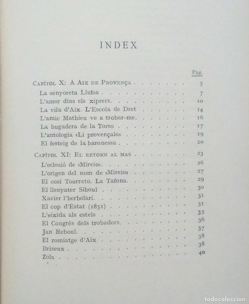 Libros antiguos: FREDERIC MISTRAL - ELS CL&Agrave;SSICS DEL M&Oacute;N - BARCINO 1931 - Foto 8