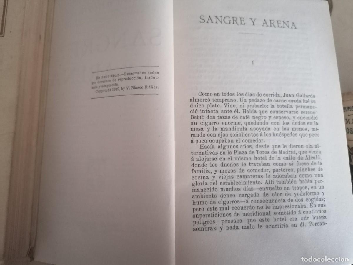 Libros antiguos: Obras de Vicente Blasco Ib&aacute;&ntilde;&eacute;z - Foto 2