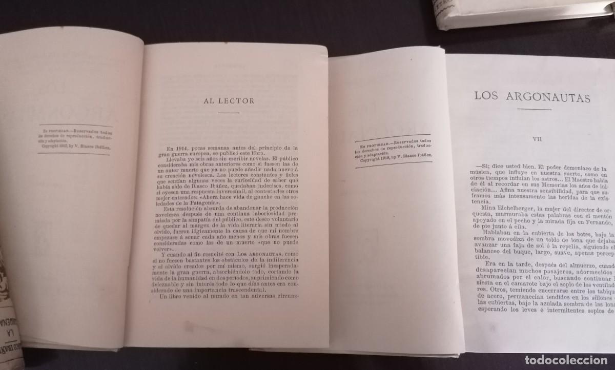 Libros antiguos: Obras de Vicente Blasco Ib&aacute;&ntilde;&eacute;z - Foto 9