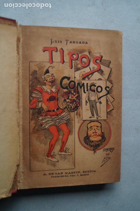 Libros antiguos: TIPOS COMICOS. LUIS TABOADA. 1897 - Foto 1