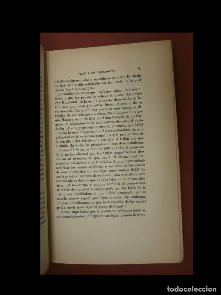 Libros antiguos: Cristobal Colon. El Quijote del oc&eacute;ano. Jacob Wasserman - Foto 4