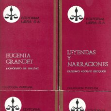 Libros antiguos: QPQRTUNIDAD COLECCION PURPURA 93 VOLÚMENES EDITORIAL LIBRA, MADRID,1972. MUY BUEN ESTADO. Lote 367919961