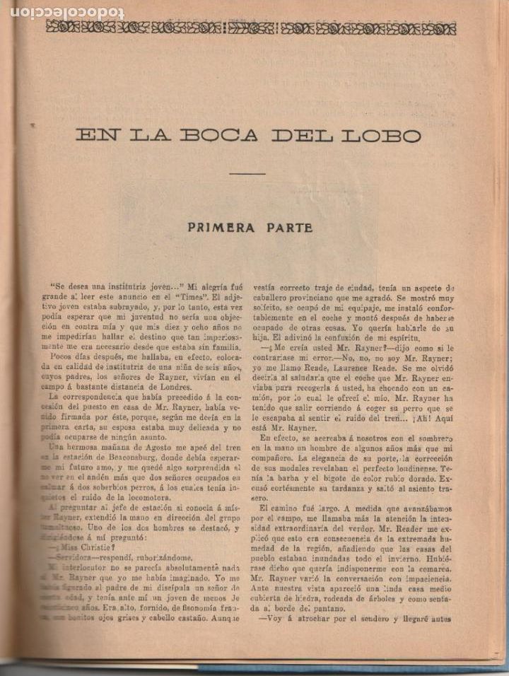 Libros antiguos: En la boca del lobo / X. W. - 1915? - Foto 2