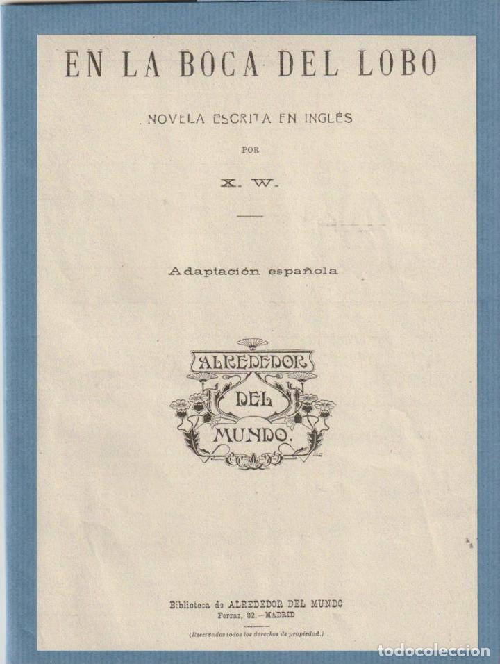 Libros antiguos: En la boca del lobo / X. W. - 1915? - Foto 1