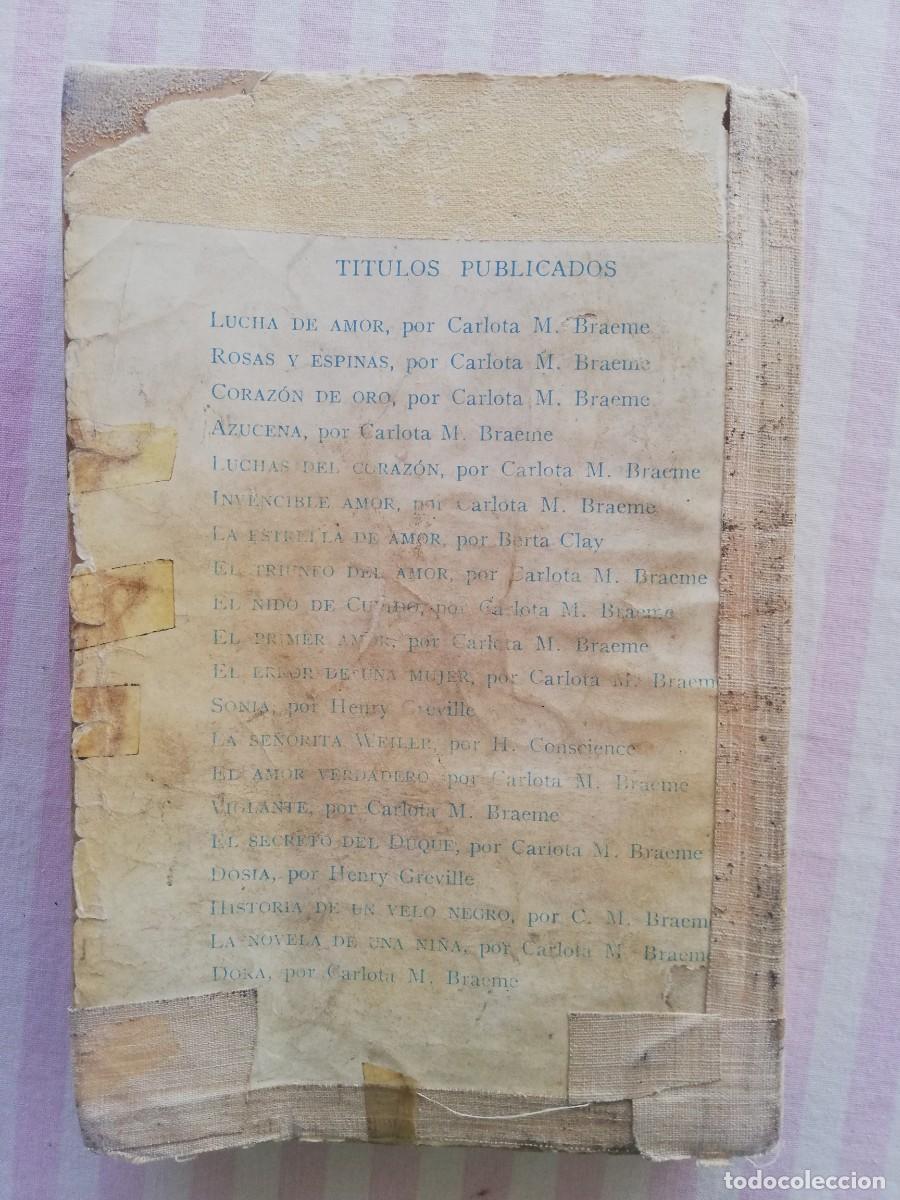 Libros antiguos: Dora. Carlota M. Braeme. Ed. Maucci - Foto 4