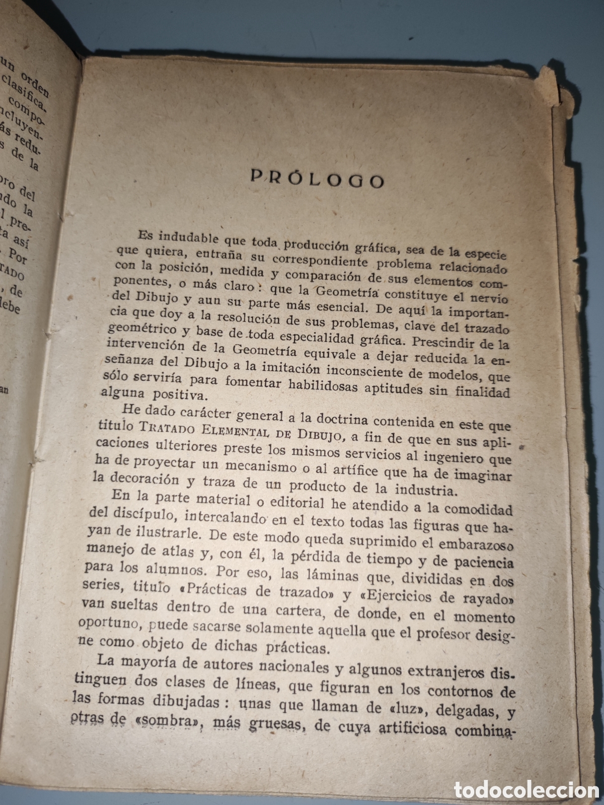 Libros antiguos: Tratado Elemental de Dibujo - Foto 3