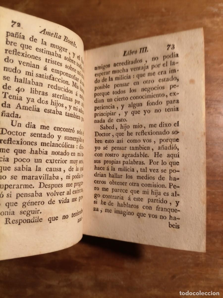 Libros antiguos: 1795 Historia de Amelia Booth - Foto 6