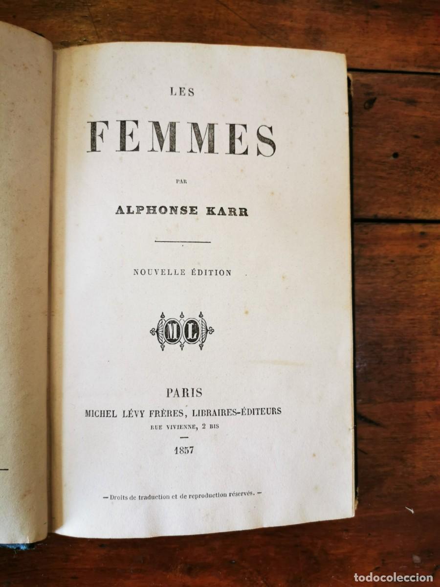 Libros antiguos: KARR, Alphonse. Les femmes - Foto 1