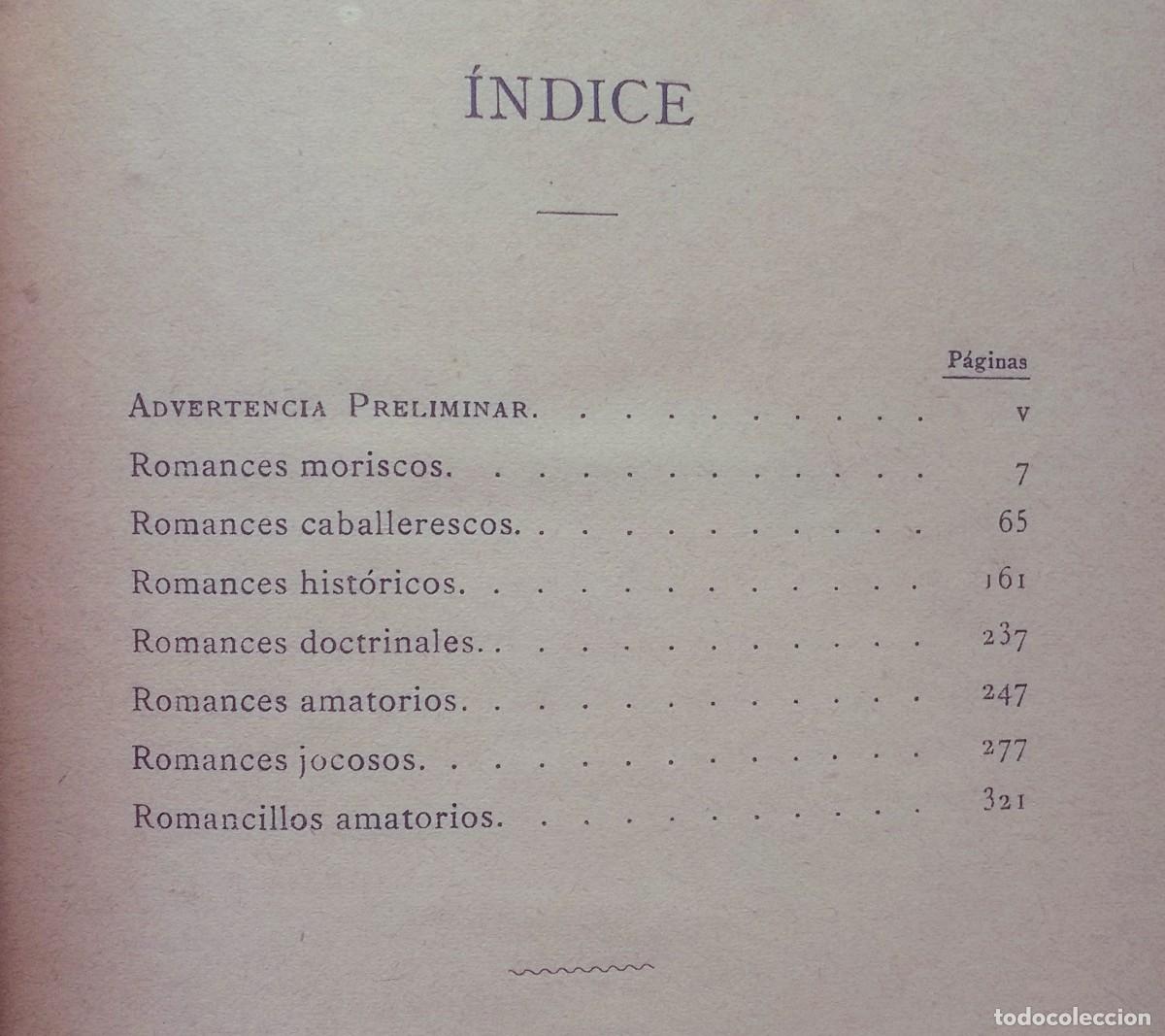Libros antiguos: ROMANCERO GENERAL - ED. CORTEZO Y C.&ordf; - 1885 - Foto 5