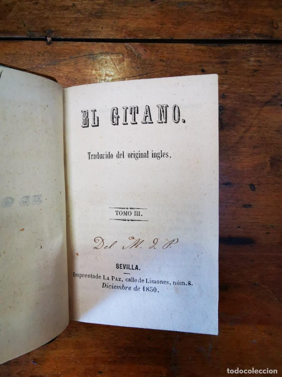 Libros antiguos: EL GITANO - Foto 2