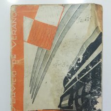 Libros antiguos: MZA 1931 COMPAÑIA FERROCARRILES MADRID A ZARAGOZA ALICANTE RED ANTIGUA. ITINERARIOS TRENES. Lote 370159681