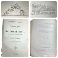 Libros antiguos: 1863 - ENSAYO DE DESCRIPCIÓN GEOGNÓSTICA DE LA PROVINCIA DE TERUEL - JUAN VILANOVA Y PIERA - MADRID