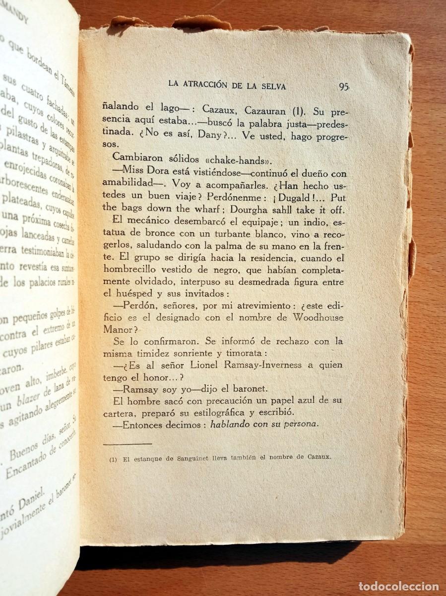Libros antiguos: La atracci&oacute;n de la selva, Andr&eacute; Armandy - Foto 3