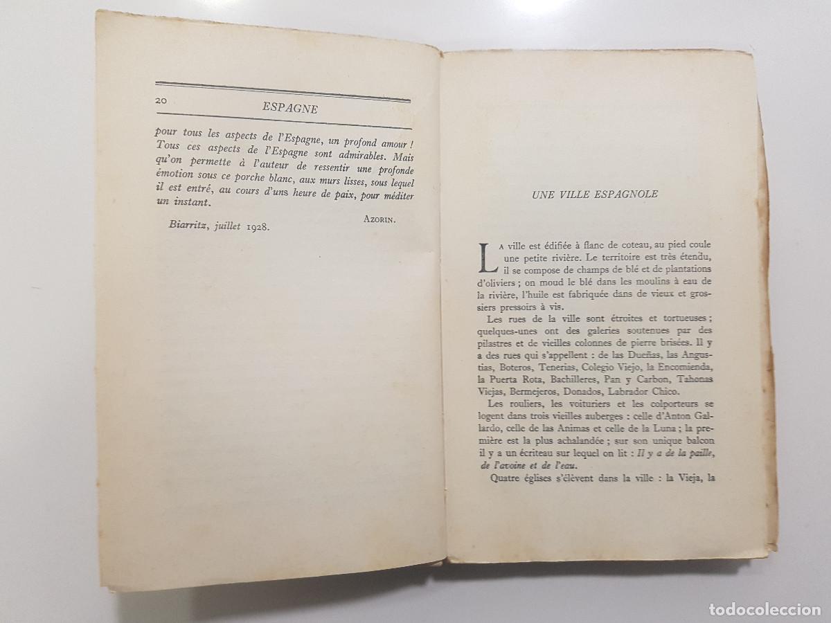Libros antiguos: AZORIN. ESPA&Ntilde;A - ESPAGNE. EDICI&Oacute;N FRANCESA, Par&iacute;s 1929 - Foto 8