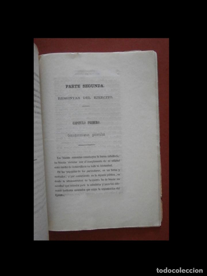 Libros antiguos: De la cria caballar y de las remontas del ejercito. Ram&oacute;n de Ahumada y Centurion - Foto 4