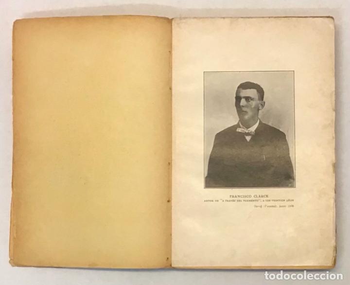 Libros antiguos: A TRAVES DEL TORMENTO. - CLARCK, Francisco. - Foto 2