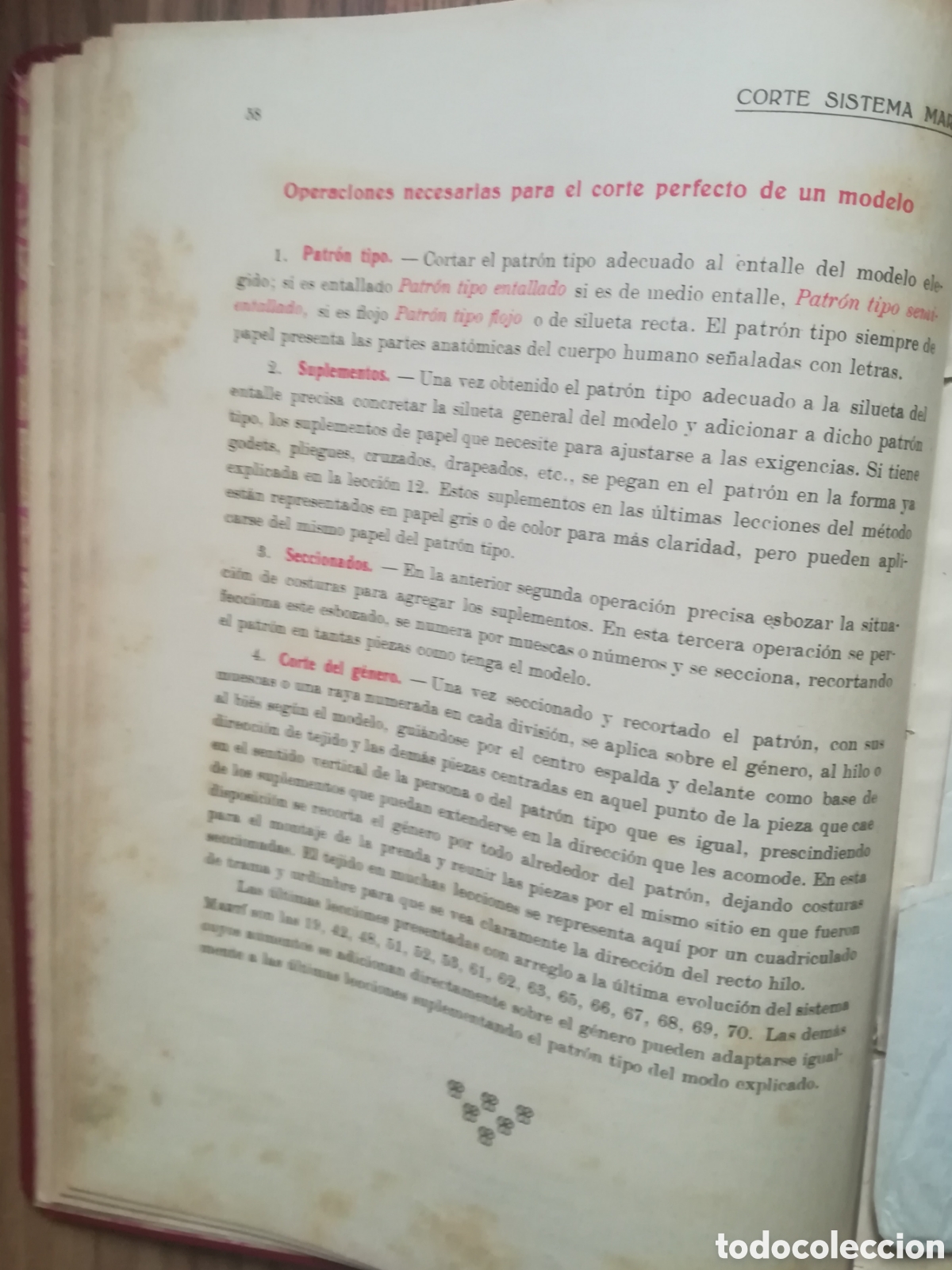 Libros antiguos: Curso Sistema marti MODISTERIA 1939 - Foto 6