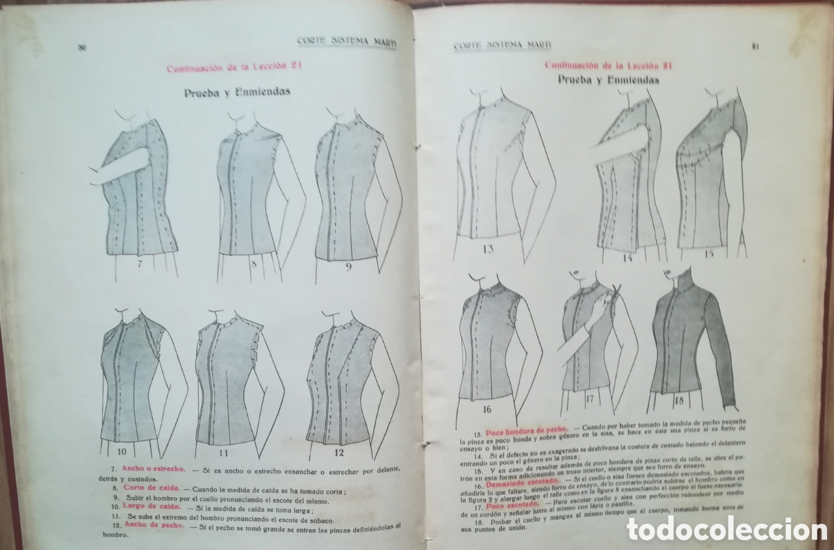 Libros antiguos: Curso Sistema marti MODISTERIA 1939 - Foto 7