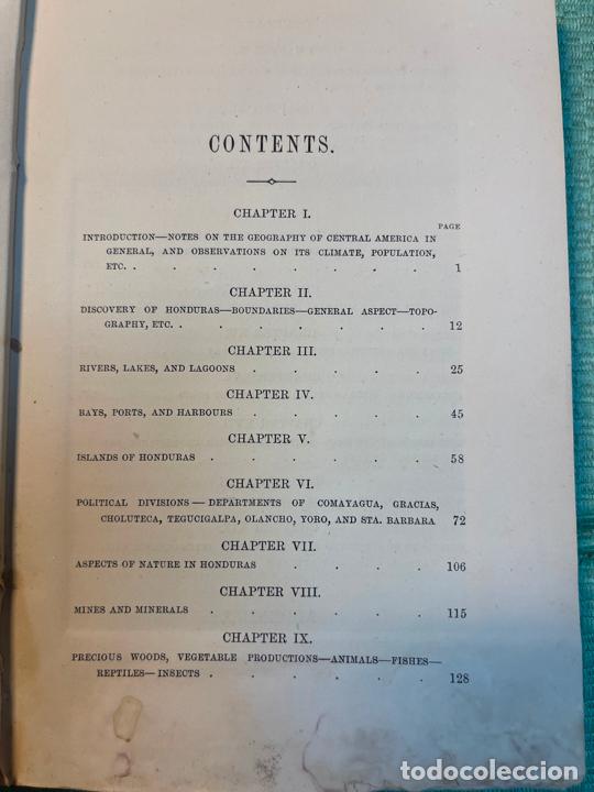 Libros antiguos: Honduras; descriptive, historical, and statistical... - Foto 5