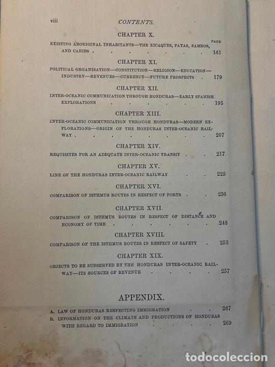 Libros antiguos: Honduras; descriptive, historical, and statistical... - Foto 6
