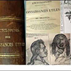 Libros antiguos: ENCICLOPEDIA DE CONOCIMIENTOS ÚTILES. ILUSTRADO. 25 CM. 1400 PÁGINAS. SIGLO XIX.. Lote 373636709