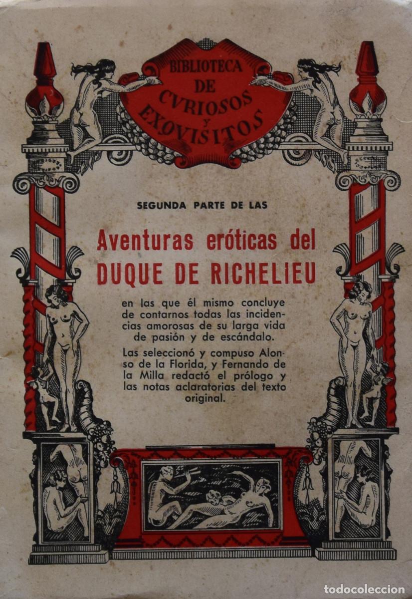 Libri antichi: AVENTURAS ER&Oacute;TICAS DEL DUQUE DE RICHELIEU - Varios autores