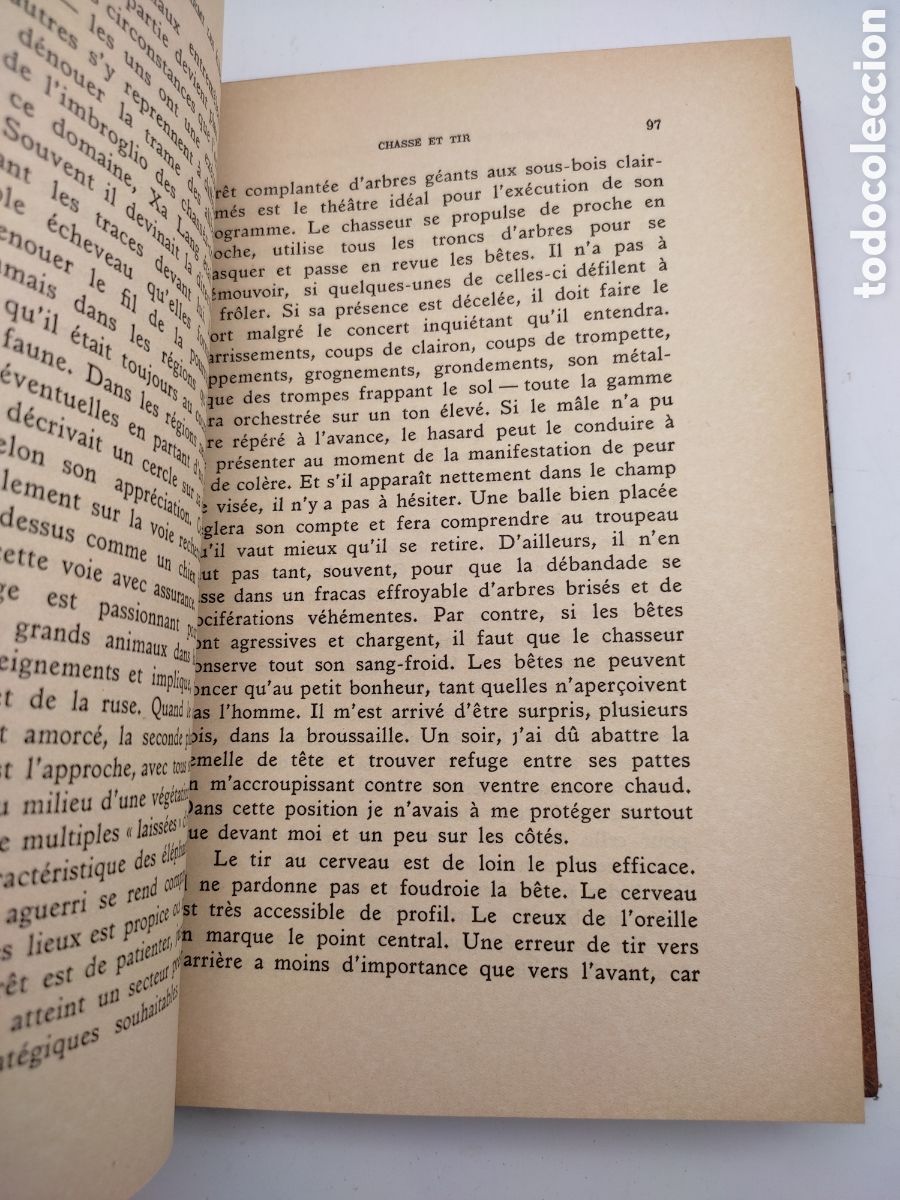 Libros antiguos: Un quart de si&egrave;cle parmi les Elephants - Foto 9