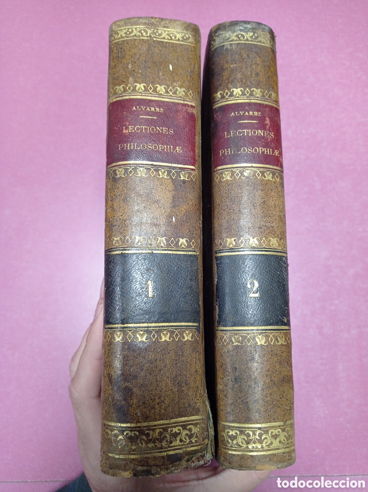 Libros antiguos: Libros antiguos &Aacute;lvarez Lectiones Philosophiae - Foto 1
