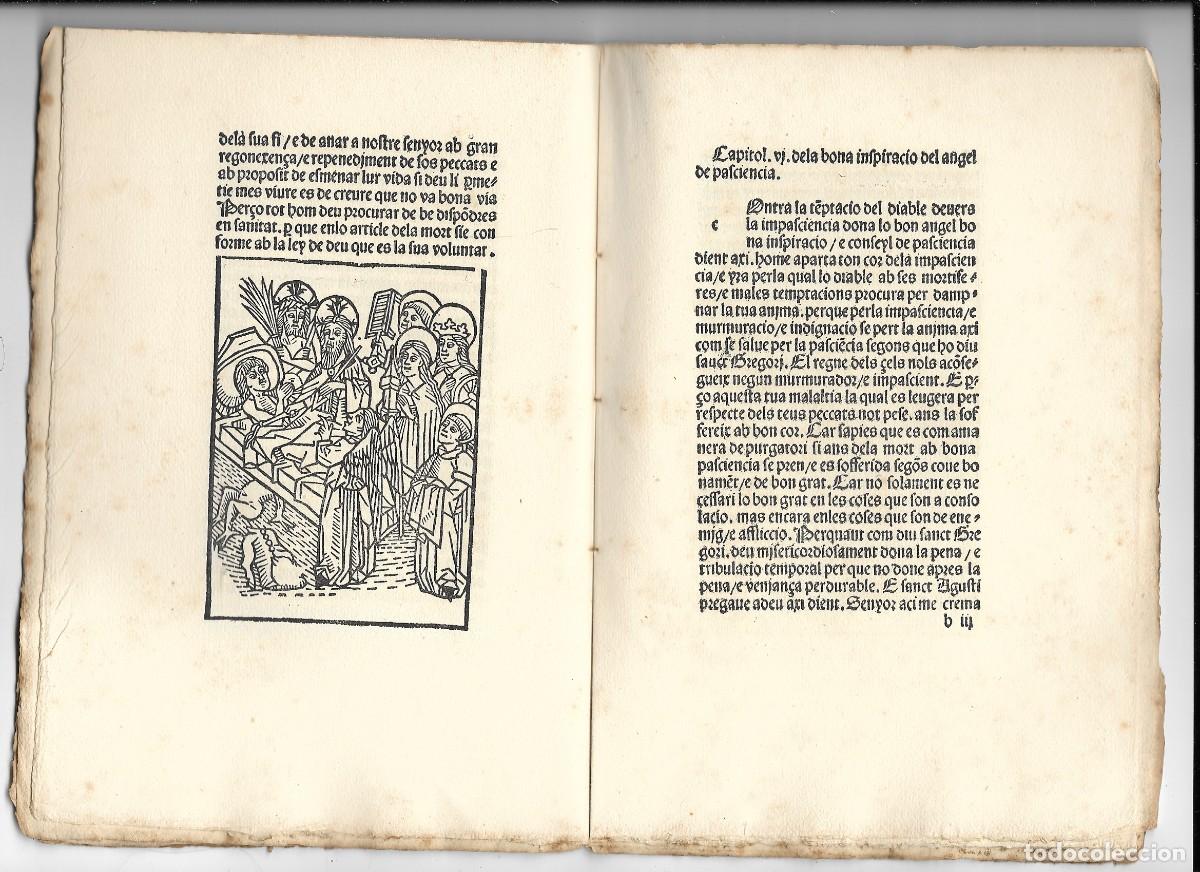 Libros antiguos: &rdquo;Art de be morir&rdquo; Facs&iacute;mil del a&ntilde;o 1905 - Foto 1