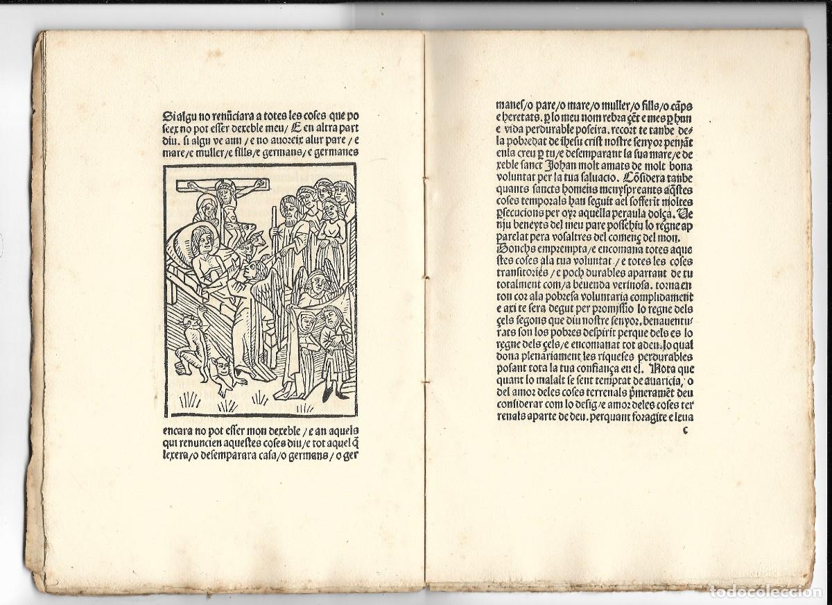 Libros antiguos: &rdquo;Art de be morir&rdquo; Facs&iacute;mil del a&ntilde;o 1905 - Foto 2