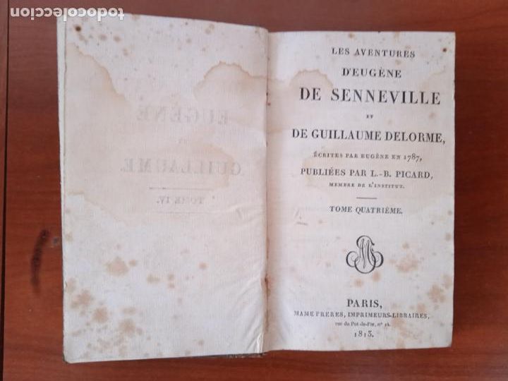 Old books: Les aventures d'Eugene de Senneville et de Guillaume Delorme.
