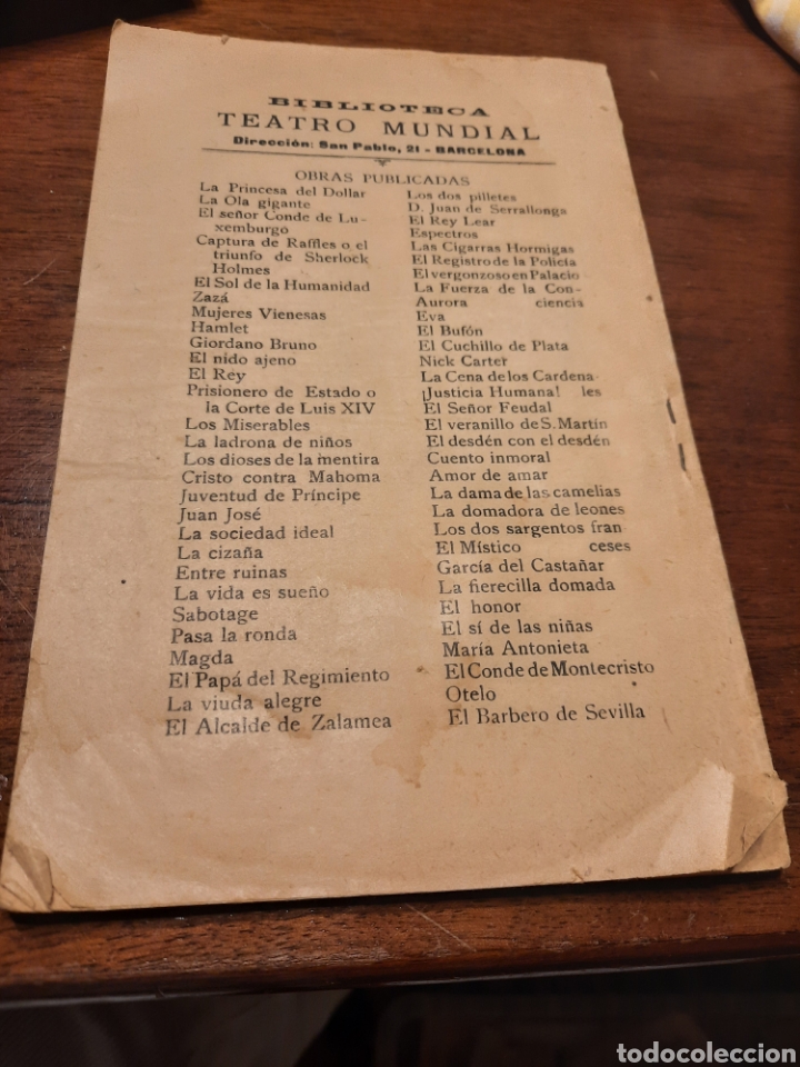 Libros antiguos: EL BARBERO DE SEVILLA - Foto 2