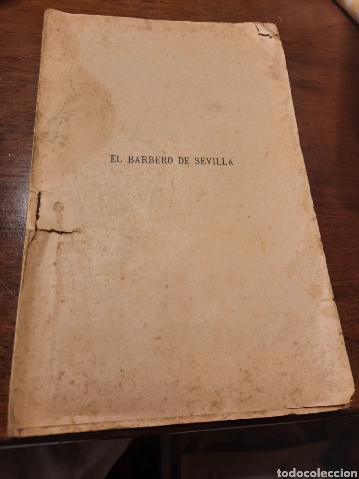 Libros antiguos: EL BARBERO DE SEVILLA - Foto 1