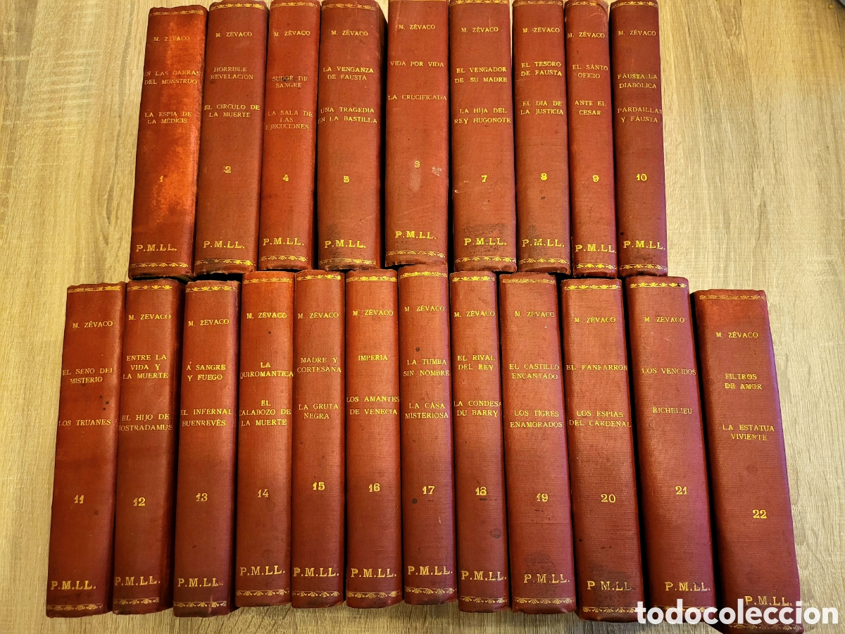 Libros antiguos: Colecci&oacute;n Miguel Zevaco - Foto 1
